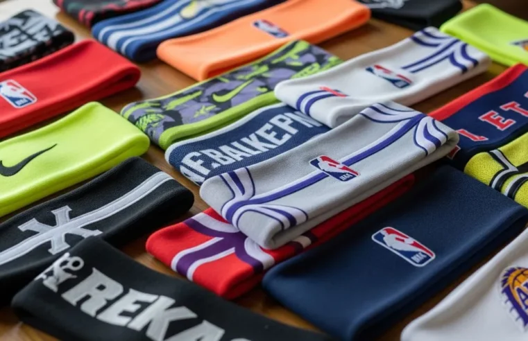 Multiple Basketball Headbands on a Table